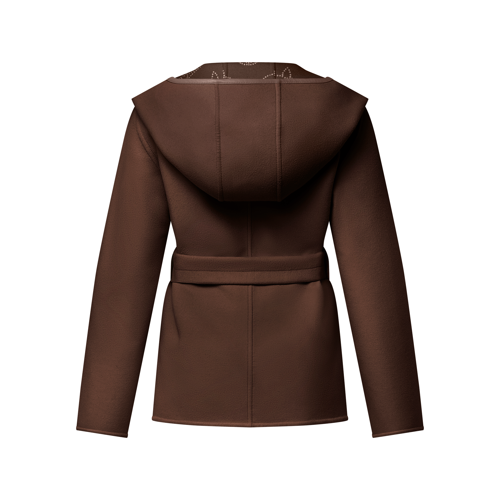Reversible Short Hooded Wrap Coat - Women - Ready-to-Wear | LOUIS